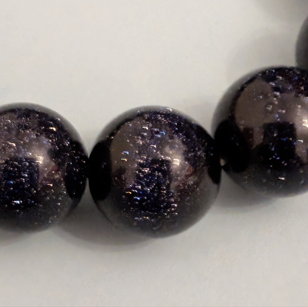 Blue Sandstone Stretch Bracelet